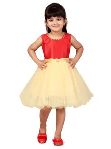 BAESD Girls Net Fit & Flare Dress