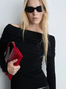 MANGO Women Off-Shoulder Pullover