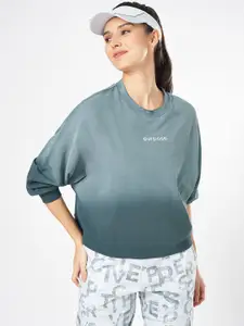 Ajile by Pantaloons Women Typography Printed Round Neck Cotton Pullover Sweatshirt