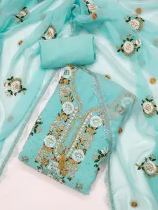 Panzora Embroidered Unstitched Dress Material