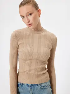 Koton Women Ribbed Pullover Sweaters