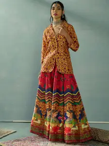 Shae by SASSAFRAS Printed Ready to Wear Lehenga &
