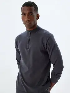 Koton Men Mock Collar Long Sleeves Pullover