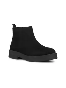 Inc 5 Women Casual Block-Heeled Round Toe Ankle Boots