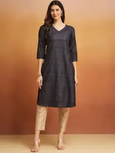 Fabindia Women Thread Work Kurta