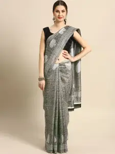 KALINI Bhagalpuri Ethnic Printed Casual Wear Saree