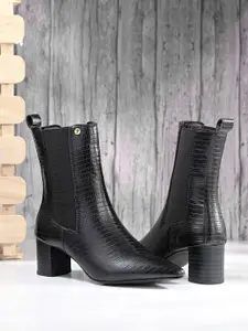 El Paso Women Block Heeled Chelsea Boots