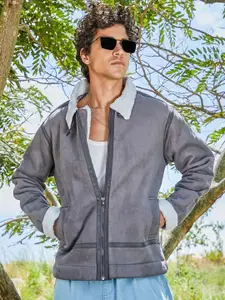 Campus Sutra Men Spread Collar Tailored Jacket