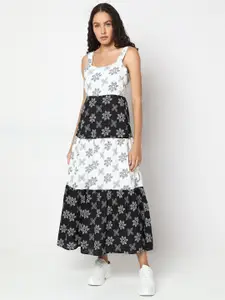 Vero Moda Floral Print Fit & Flare Maxi Dress