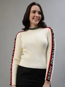 Iconic Women Ribbed Pullover