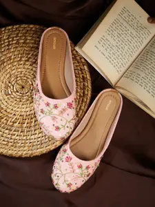 Anouk Women Embellished Ethnic Mules with Embroidered Flats