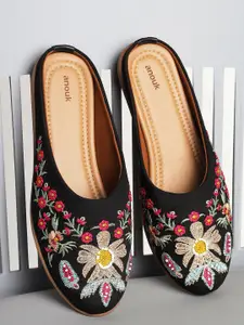 Anouk Women Embellished Ethnic Mules Flats
