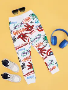 Pantaloons Junior Boys Graphic Printed Pure Cotton Joggers