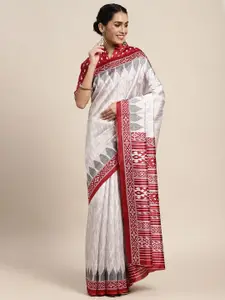KALINI Printed Ikat Saree