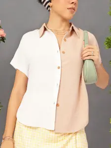 DressBerry Colourblocked Casual Shirt