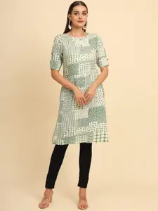 Anouk Rustic Women Geometric Printed Kurta