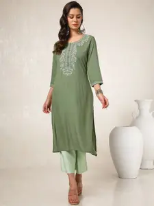 Soch Women Embroidered Thread Work Kurta