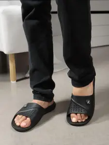 JUMPLITE Self Design Men Sliders Flip Flops