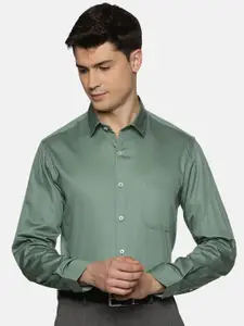 THE FORMAL CLUB Men Premium Spread Collar Solid Cotton Formal Shirt