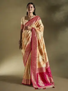 elora Woven Design Zari Banarasi Saree