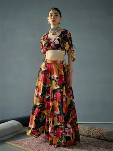 Shae by SASSAFRAS Printed Sequinned Ready to Wear Lehenga &