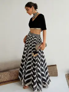 Shae by SASSAFRAS Embellished Sequinned Ready to Wear Lehenga &