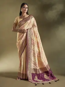 elora Woven Design Zari Banarasi Saree