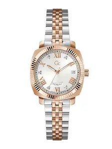 GC GUESS COLLECTION Flair Coussin Lady White Dial Women Analog Watch - Z44003L1MF