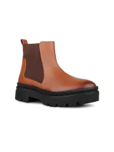 Inc 5 Women Round Toe Block Heel Chelsea Boots