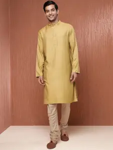 Fabindia Men Mirror Work Kurta