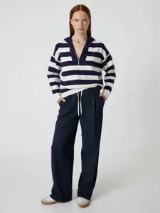 Koton Women Striped Pullover Sweater