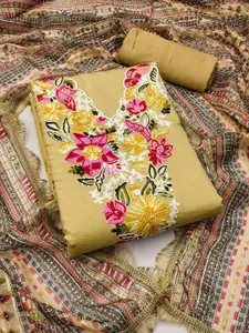 Panzora Embroidered Unstitched Dress Material