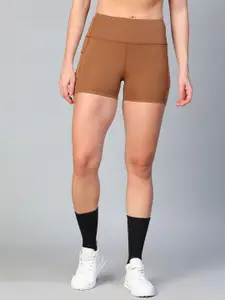 ATHLISIS Women Solid Skinny Fit Training or Gym Sports Shorts