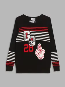 Blue Giraffe Boys Printed Cotton Pullover