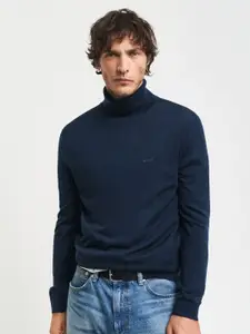 GANT Men Solid Turtle Neck Pullover Style Sweater