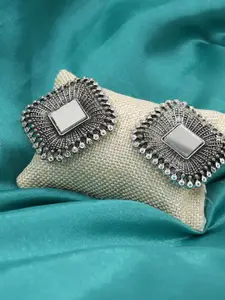 KRENOZ Oxidized Finger Ring and Earrings