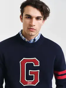 GANT Men Typography Printed Pullover