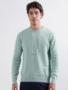 Iconic Men Cable Knit Pure Cotton Pullover