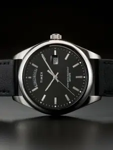 Timex Men Dial & Leather Straps Analogue Watch TW2W57400UJ