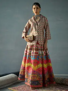 Shae by SASSAFRAS Printed Ready to Wear Lehenga &