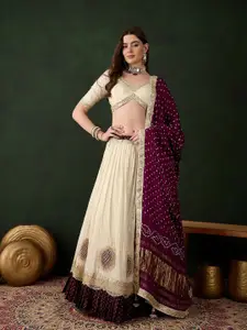 SHRINGARINI Ready to Wear Lehenga & Unstitched Blouse With Dupatta