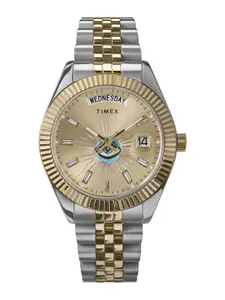 Timex Women Dial & Stainless Steel Straps Analogue Watch TW2Y01700X6