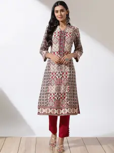 Lakshita Women Geometric Printed Indie Prints Kurta