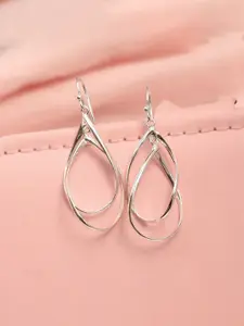 LeCalla 925 Sterling Silver Contemporary Drop Earrings