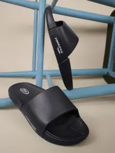 Action Plus Men Solid Rubber Sliders