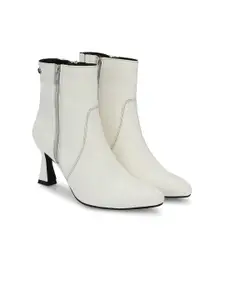 Delize Women Solid Casual Block-Heeled Winter Boots