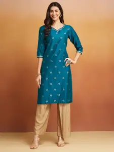 Fabindia Women Embroidered Thread Work Kurta