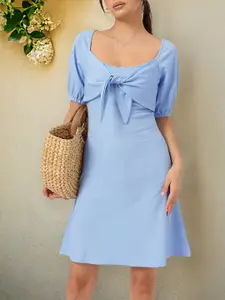 DressBerry Tie-Up Mini Dress