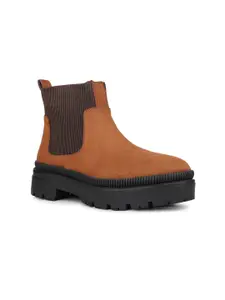 Inc 5 Women Platform-Heeled Chelsea Boots