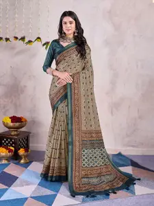 Mitera Ethnic Motifs Printed Saree